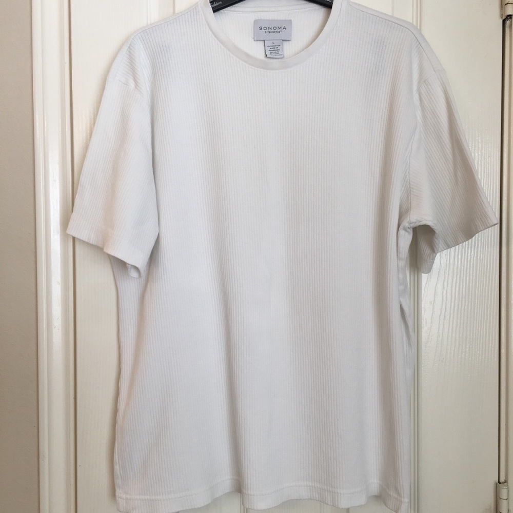 Men’s SONOMA Life+Style Ribbed Pullover Shirt Large